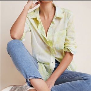 Pilcro and the Letterpress Cate Tie Dye top XS